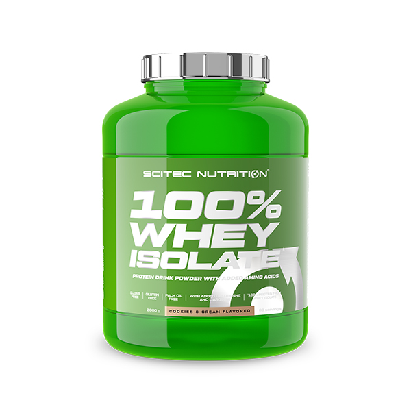 100% Whey Isolate Scitec 2kg (80servings) vị Cookies Cream