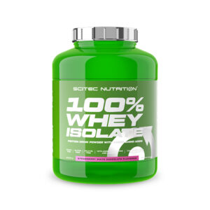 100% Whey Isolate Scitec 2kg (80servings) vị Strawberry White Chocolate