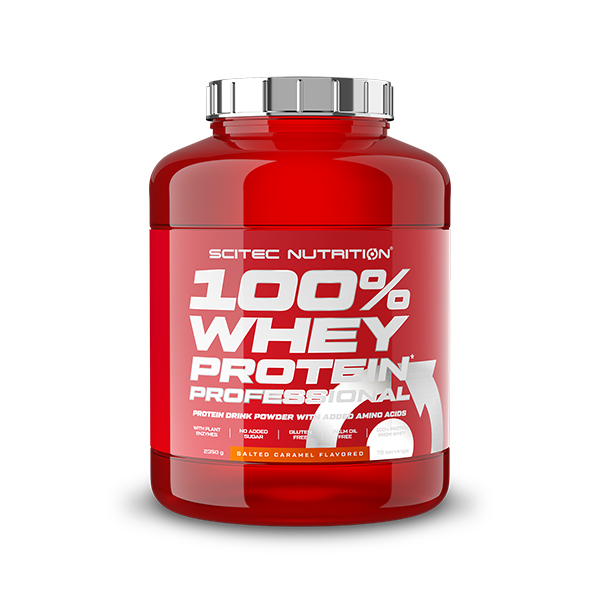 Scitec Nutrition 100% Whey Protein Professional 2350g (78 Servings) vị Salted Caramel